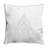 mmxi roman numerals triangle Throw Pillow