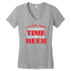 it's the most wonderful time for a beer Women's V-Neck T-Shirt