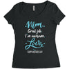 Mom Great Job I'm Awesome Love Happy Mother's Day Women's Triblend Scoop T-shirt
