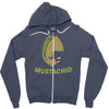 mustachio Zipper Hoodie