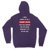 i was going to be a trump voter for halloween but my head wouldn't fit Unisex Hoodie