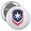 land of the free shield Pin-back button