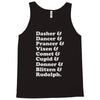 reindeer names Tank Top