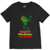 hot grill on grill action V-Neck Tee