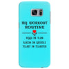 breakfast workout routine girls muscle top Samsung Galaxy S7 Edge