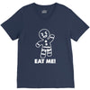 gingerbread man eat me V-Neck Tee