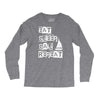 eat sleep sail repeat Long Sleeve Shirts