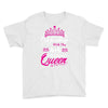 Celebrating With the 4th Birthday Queen Youth Tee
