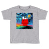 Van Gogh Parody Snoopy Toddler T-shirt