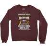 proud dad freaking Crewneck Sweatshirt