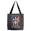 stand for the flag kneel for the cross Tote Bags