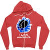 i love mondays Zipper Hoodie