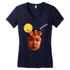 Kim Jong Un Ice T Women's V-Neck T-Shirt