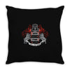 black knight coat of (no) arms Throw Pillow