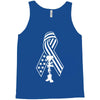 fallen soldier ribbon never forget military Tank Top