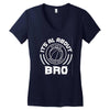 its all about atlanta basketball bro Women's V-Neck T-Shirt