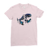 alien terror from deep space Ladies Fitted T-Shirt