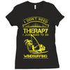 I Don't Need Therapy Just to Go Windsurfing Ladies Fitted T-Shirt