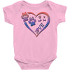 perfect dog love Baby Onesie