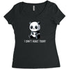 can't adult today Women's Triblend Scoop T-shirt