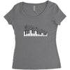 Piano Women's Triblend Scoop T-shirt