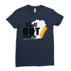 Butt Out Lung Cancer Awareness Ladies Fitted T-Shirt