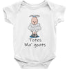 totes ma' goats Baby Bodysuit