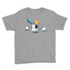 mighty hero atop a chicken Youth Tee