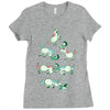 angry unicorns Ladies Fitted T-Shirt