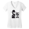 don't drink or drive Women's V-Neck T-Shirt