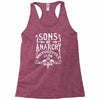 sons of anarchy soa motorcycle club tv show Racerback Tank