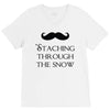 staching through the snow V-Neck Tee