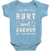 i have two titles aunt and dogmom and i rock them both Baby Bodysuit