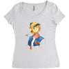 IM COOL GIRLS Women's Triblend Scoop T-shirt