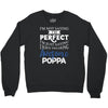 awesome poppa Crewneck Sweatshirt