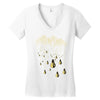 city made bulb Women's V-Neck T-Shirt