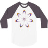 rainbow flower 3/4 Sleeve Shirt