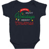 we wish you happy holidays &amp; merry christmas Baby Bodysuit