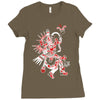 aztec quetzalcoatl Ladies Fitted T-Shirt
