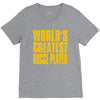 world greatest bocce V-Neck Tee