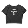 i swing both ways Crop Top