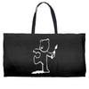 banksy teddy bear pop art new Weekender Totes