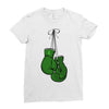 liver cancer boxing glover Ladies Fitted T-Shirt