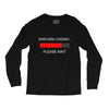 sarcasm loading Long Sleeve Shirts
