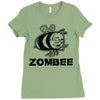 zombie bee Ladies Fitted T-Shirt
