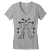 assemble megazord Women's V-Neck T-Shirt