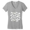 alphabet zoo Women's V-Neck T-Shirt