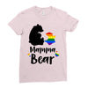 mama bear gay pride Ladies Fitted T-Shirt