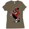 bear yeah Ladies Fitted T-Shirt