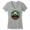 bah hum pug Women's V-Neck T-Shirt